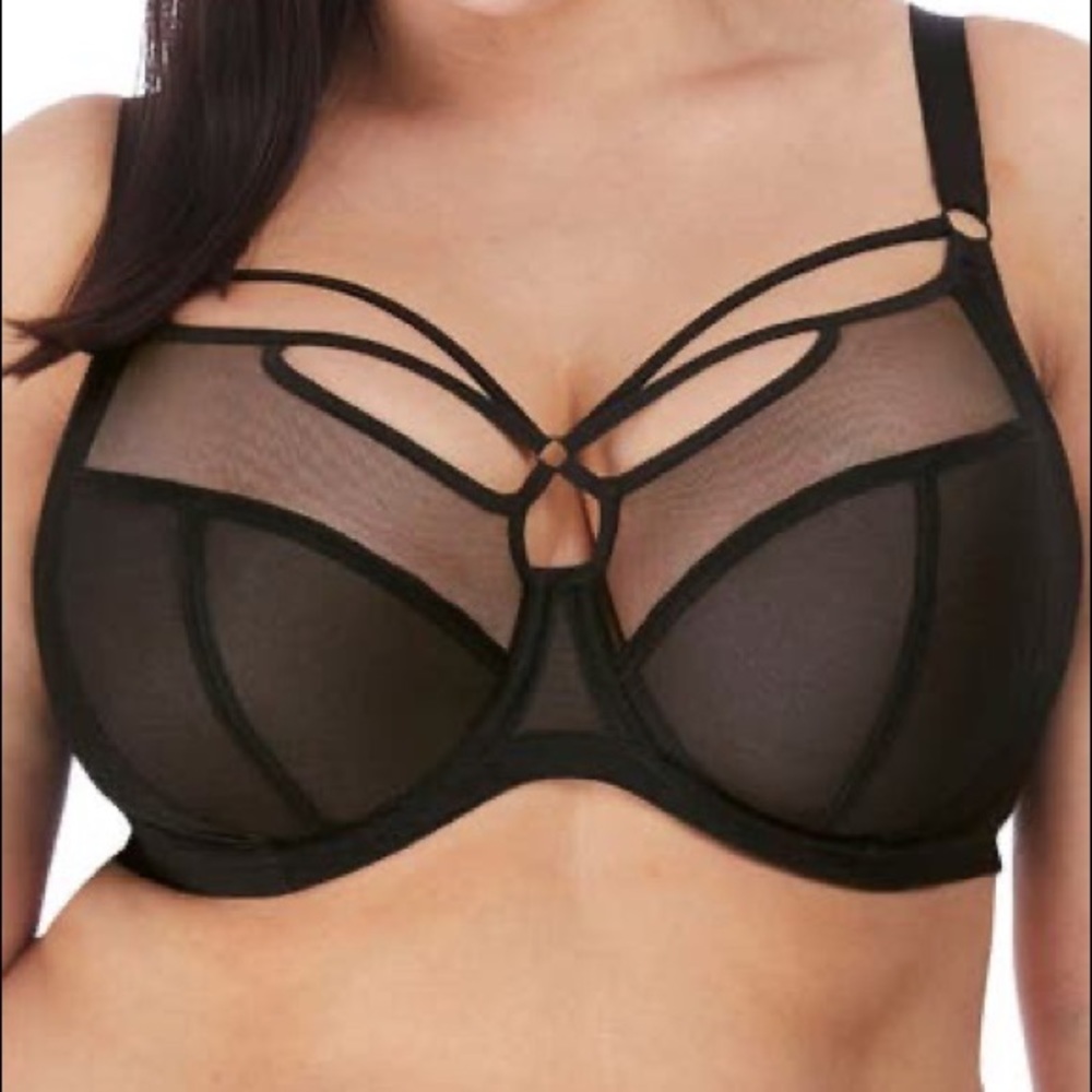 Elomi Sachi Plunge Bra: Black